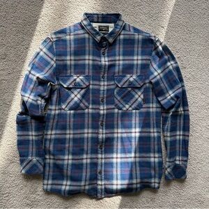 Quiksilver Long-Sleeve Flannel Button Down Shirt